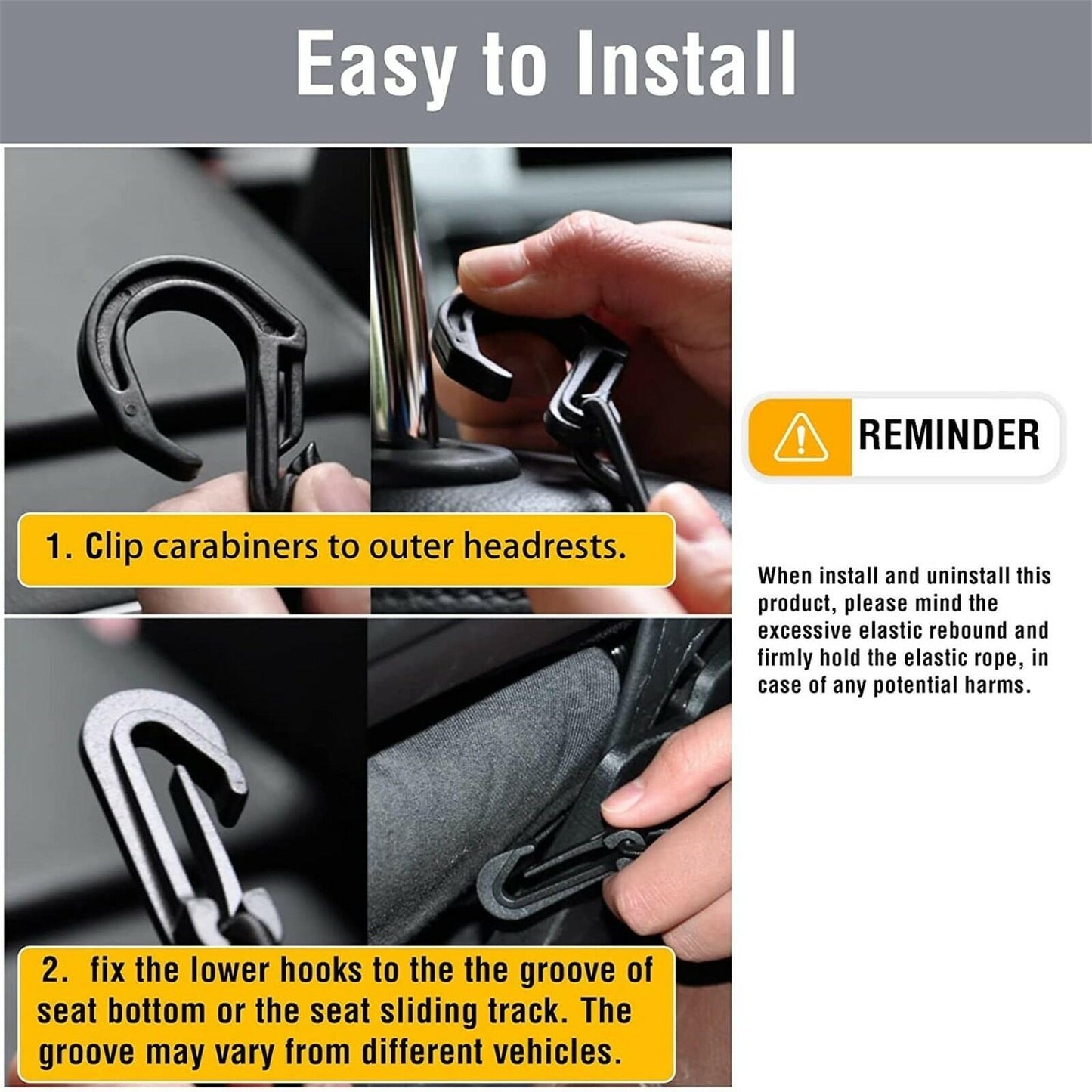 Dog Net for Car – Pet Safety Barrier & Seat Organizer