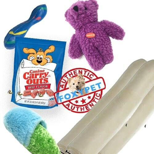 Dog Surprise Gift Box –Random Toys & Snacks for Puppy Dog Lot Accessories Bundle