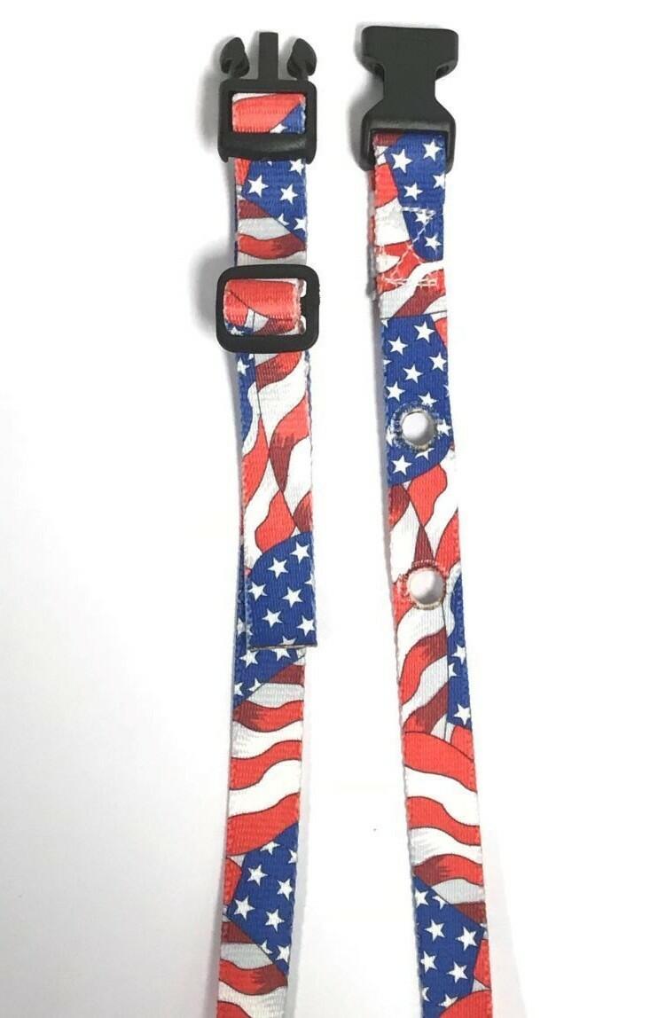 Patriotic 1" Heavy Duty Nylon Replacement Collar for Invisible Fence – 2 Hole