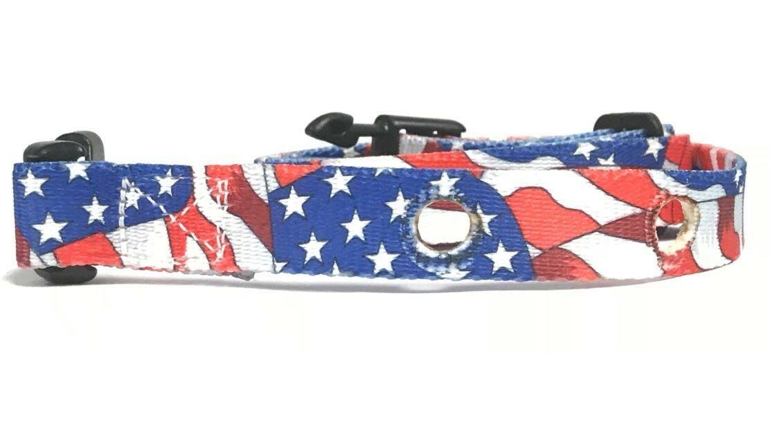 Patriotic 1" Heavy Duty Nylon Replacement Collar for Invisible Fence – 2 Hole