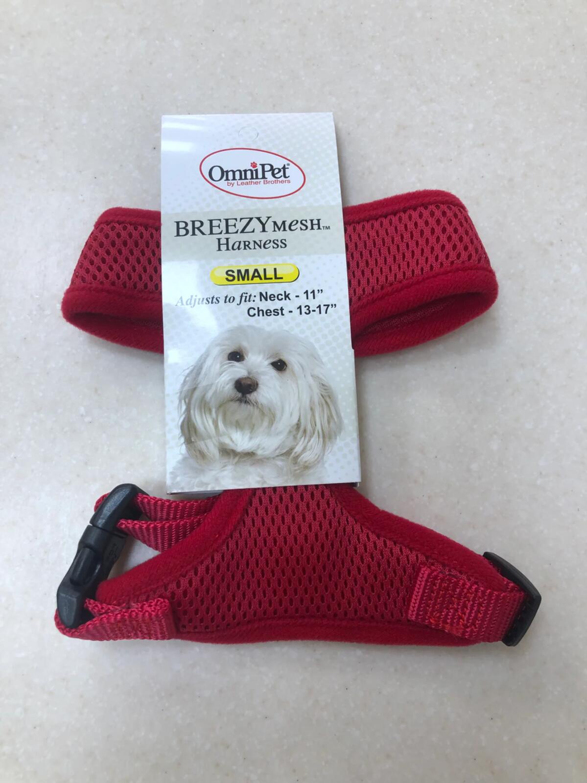 OmniPet BreezyMesh Dog Harness – Small, Blue / Black / Red / Pink