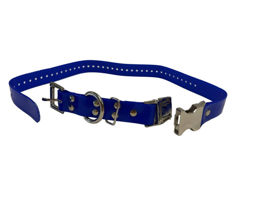 OmniPet 1" E-Collar HighFlex Replacement Strap – Double Buckle,  Waterproof-Blue