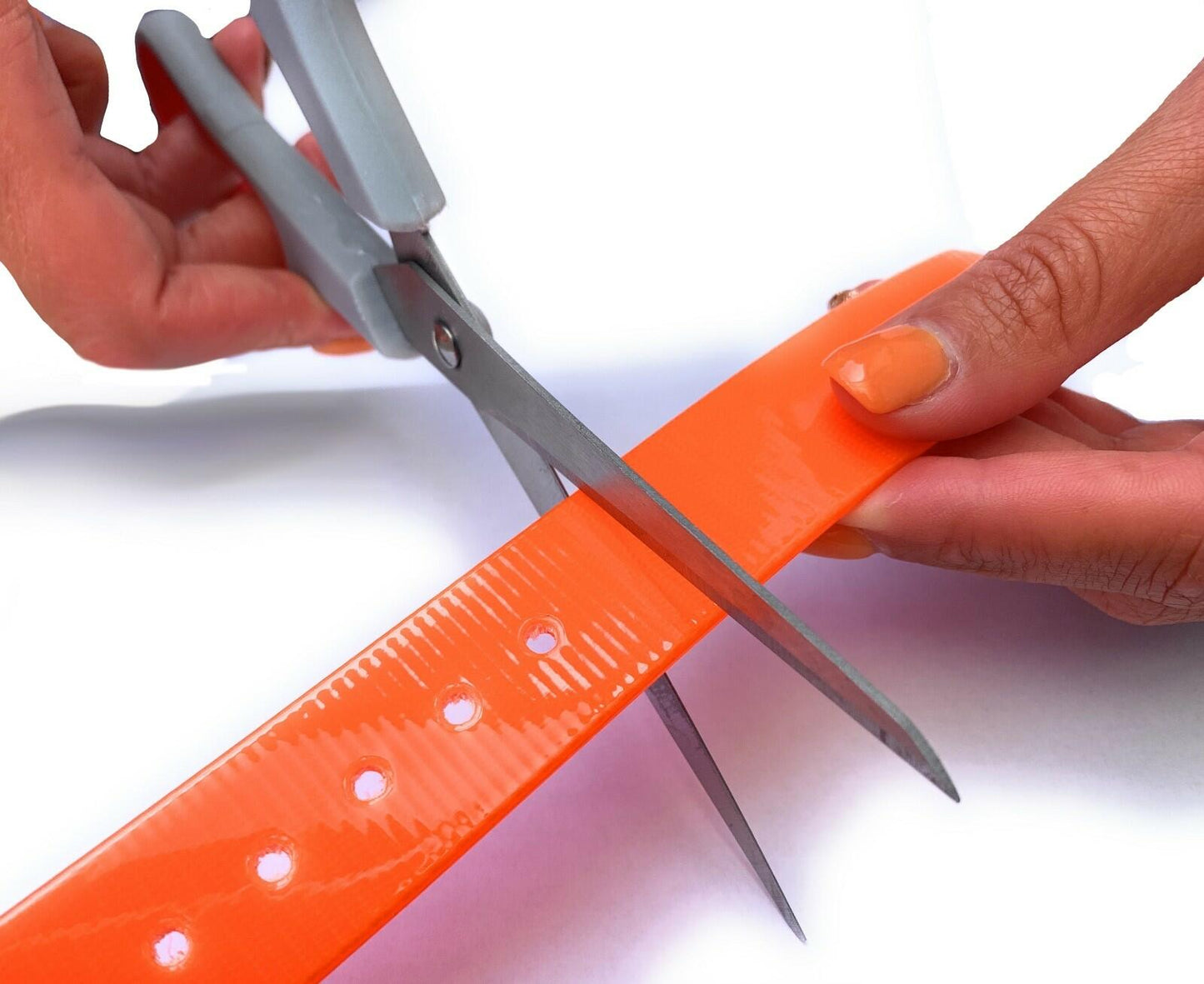 Foxy Pet Co 1" E-Collar Replacement Strap – Double Buckle,  Waterproof - Neon Pink