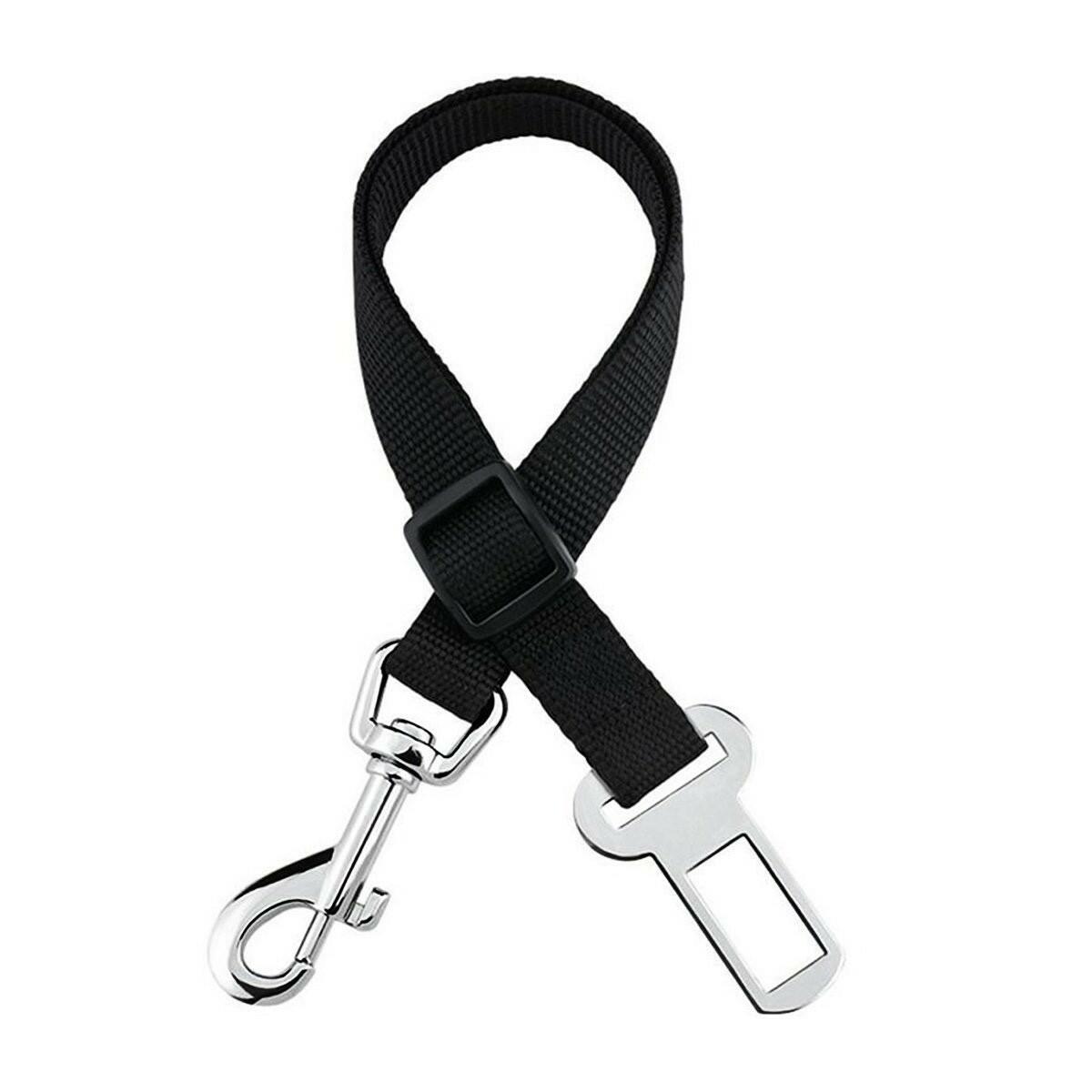 Dog Safety Seat Belt for Car – Adjustable Nylon Pet Seatbelt Leash for Dogs & Ca