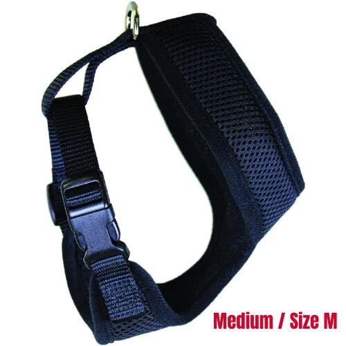OmniPet BreezyMesh Dog Harness – Medium,  Black