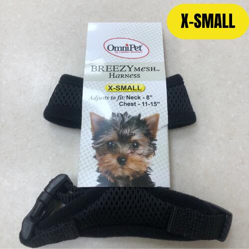 BreezyMesh Dog Harness X-Small - Black