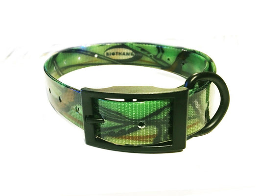 Heavy Duty Dog Fence 1" Camo Biothane Big Dog Replacement Straps- 4 New Colors
