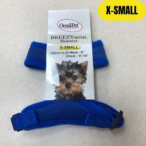 BreezyMesh Dog Harness X-Small - Blue
