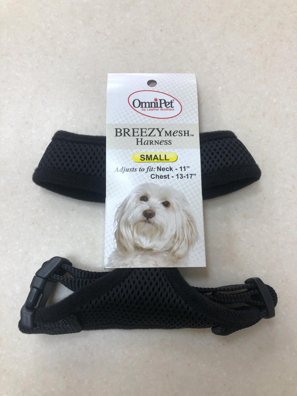 OmniPet BreezyMesh Dog Harness – Small, Black