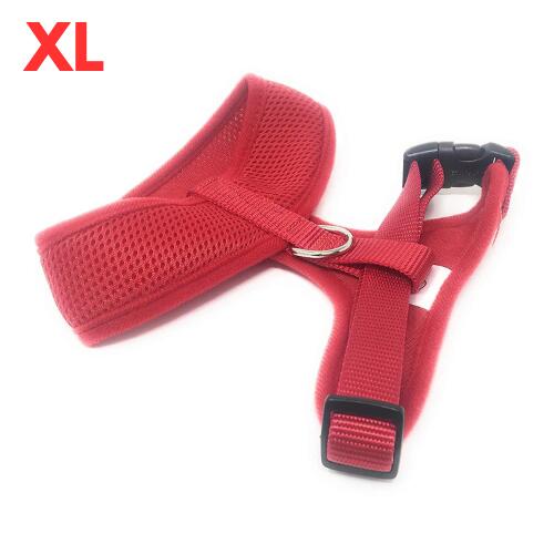 BreezyMesh Dog Harness – XL, Red