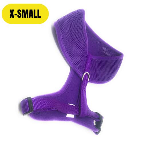 BreezyMesh Dog Harness X-Small - Purple