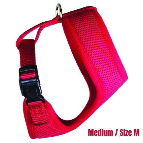 OmniPet BreezyMesh Dog Harness – Medium, Red