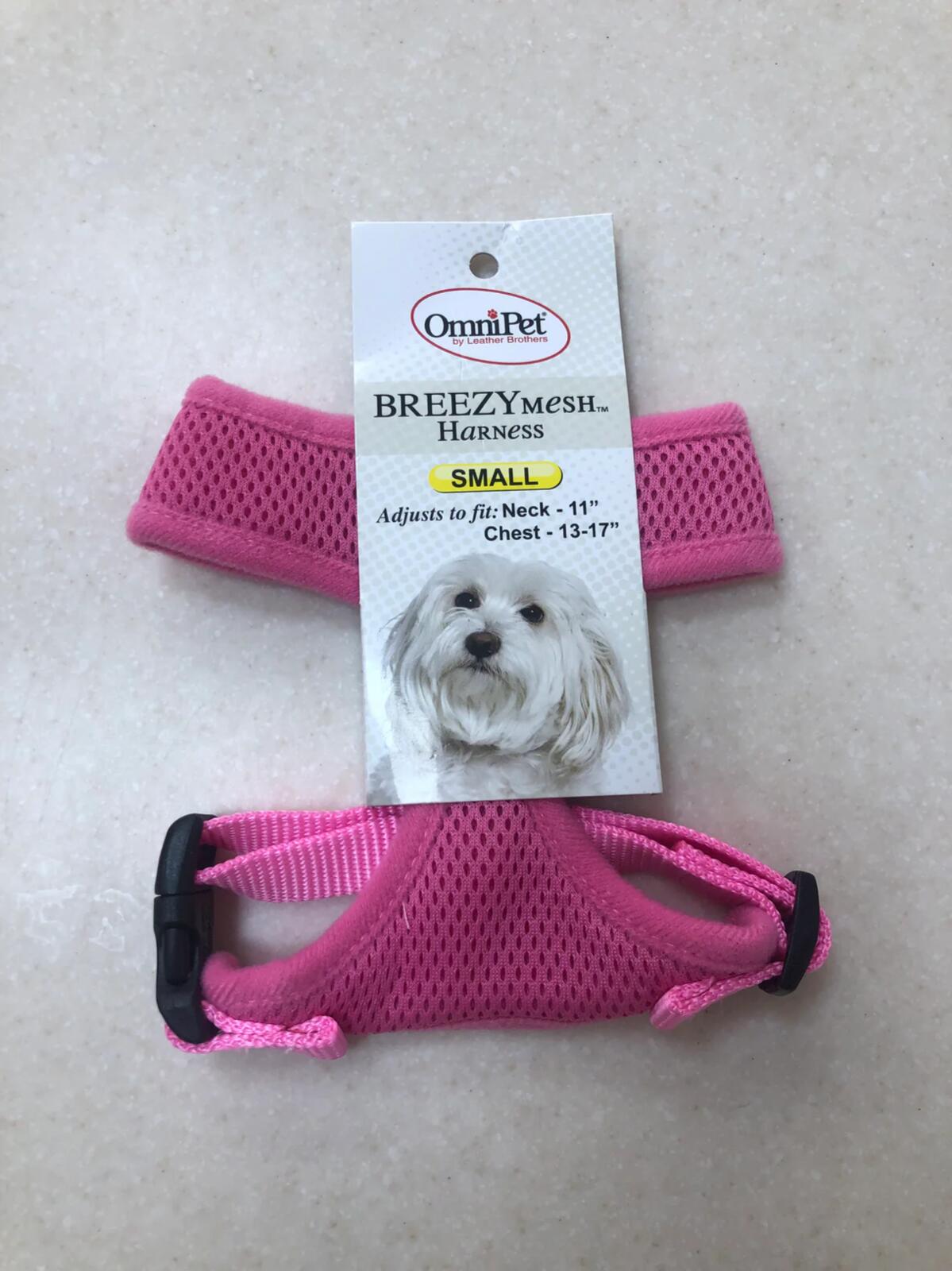 OmniPet BreezyMesh Dog Harness – Small, Pink