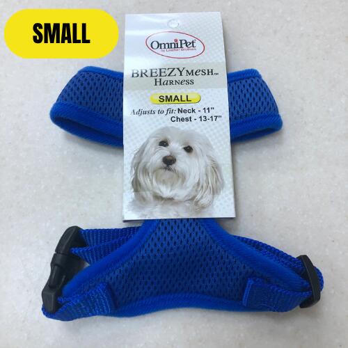 OmniPet BreezyMesh Dog Harness – Small, Blue