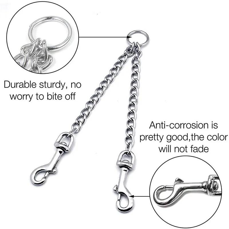OmniPet 144C-30 Heavyweight 2-Dog Chain Coupler – Large