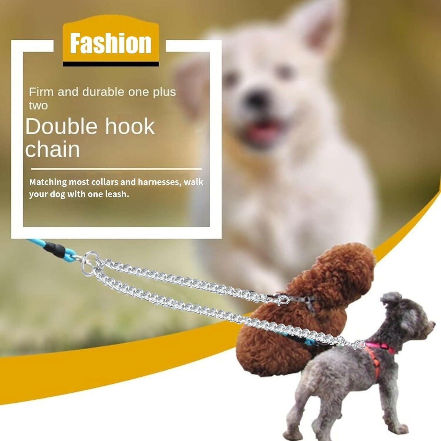 OmniPet 144C-16 2-Dog Chain Coupler