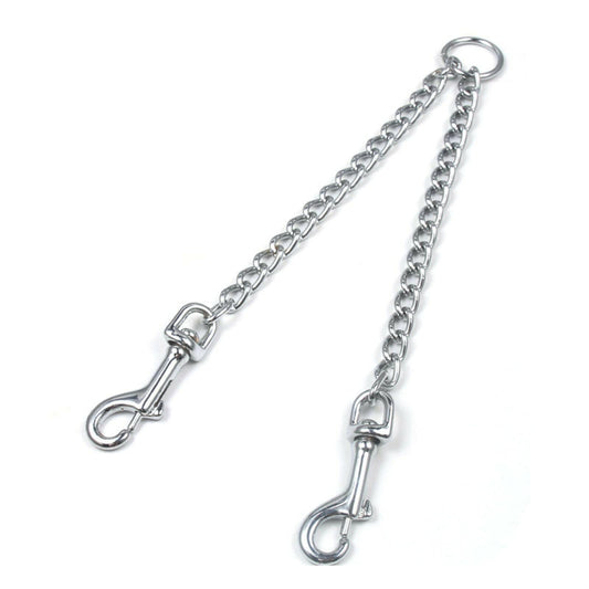 OmniPet 144C-20 Lightweight 2-Dog Chain Coupler – Small