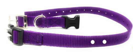 Foxy Pet Co E-Collar Replacement Strap – 3/4" x 24" – DB, 2-Hole (1 5/8") Purple