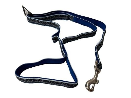 Casual Canine® Neoprene Dog Leash – 4 ft x 5/8" – Pink Floral or Blue Aztec