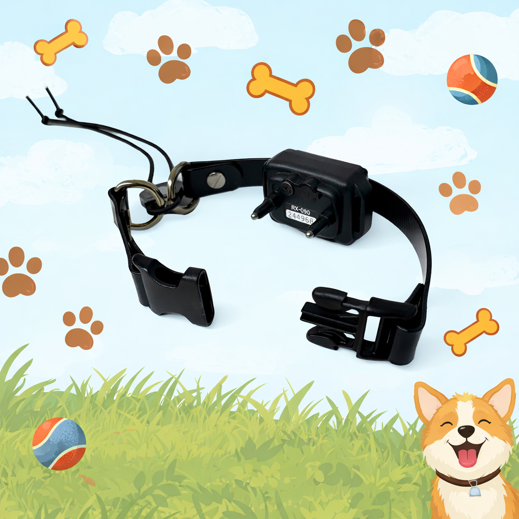 SureFit Waterproof ECollar Plastic Buckle Adjustable Electronic Dog Fence 3/4”