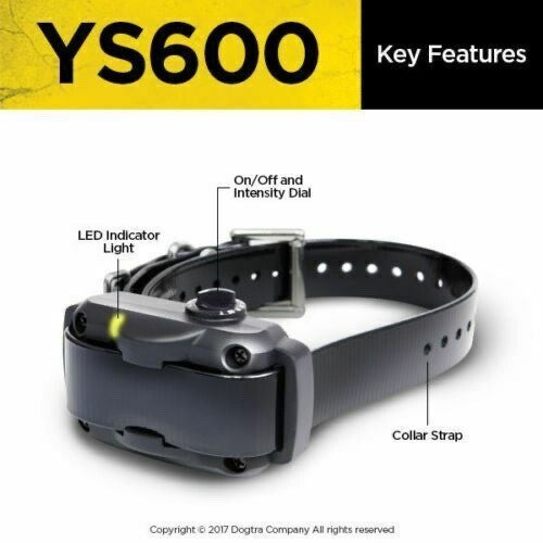 Dogtra YS600 High Powered  No Bark Collar Medium to Large Breed Dogs