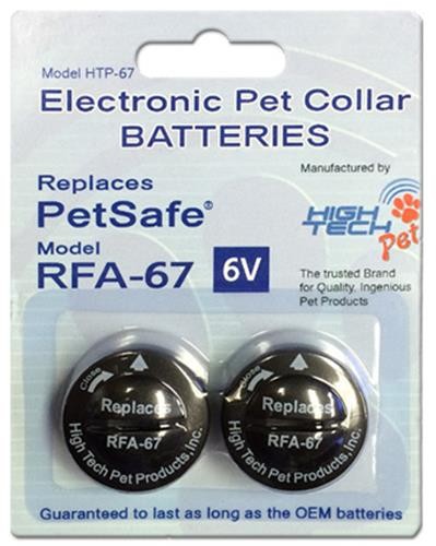 High Tech Pet Products RFA-67 Replacement Batteries – 2-Pack